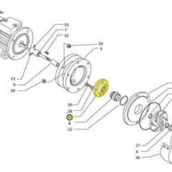 Uszczelnienia kołnierzowe do pompy PP MB 110-130