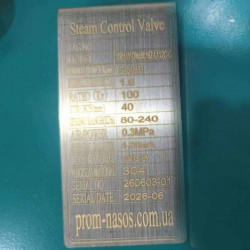 DN80 Pneumatycznie sterowany zawór regulacyjny 10P11Y-DNx8016Z-L112C-C (korpus żeliwny, gniazdo SS304) z pozycjonerem YT-1000, 4-20mA