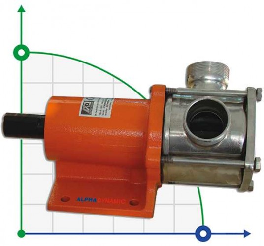 Pompa do przecieru owocowego z jagodami AlphaDynamic AD50 BARE SHAFT wirnik (bez silnika)
