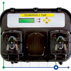 Pompa dozująca perystaltyczna podwójna AQUA PDP TECHNOPOOL 3 TT-PH 1,4-1/1,4-1 SANT/SANT 230V CZARNA RER