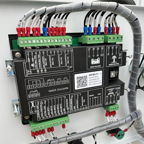 Przemysłowy generator diesla KDE-3000 z ATS, silnik Ricardo 30kVA, 24kW, 380V/50HZ typ zamknięty