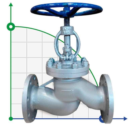 PN16 DN25 Zawór kołnierzowy ze stali węglowej, Seal AISI 304