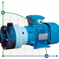 Pozioma pompa odśrodkowa MB 100 PVDF TL-VITON