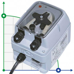 Pompa dozująca perystaltyczna AQUA PDP TEC-POOL 4-1 100-240VAC SANTOPRENE SZARY Z POZIOMEM WSTĘPNYM