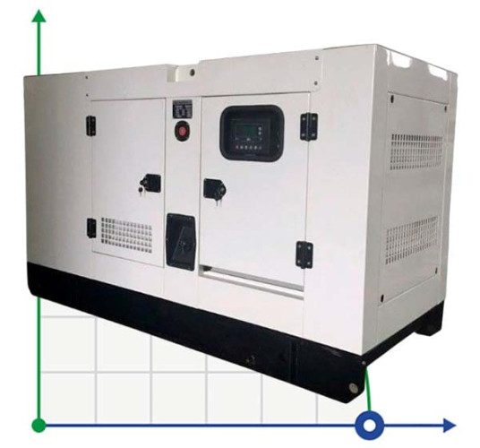 Przemysłowy generator diesla VLAIS KDE-40000 z ATS, silnik Ricardo 40kVA, 32kW, 380V/50HZ typ zamknięty