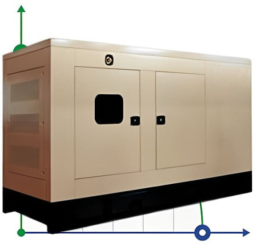 Przemysłowy generator diesla XHYW-350GF z ATS, silnik Weichai 400kVA, 350kW, 380V/50HZ typ zamknięty
