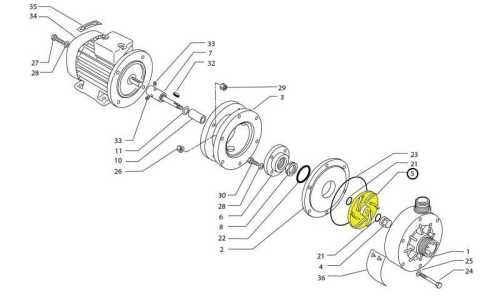 Wirnik pompy IM 130, PVDF