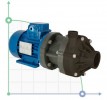 Pompa ze sprzęgłem magnetycznym 06 DM PVDF 0,25 kW silnikiem