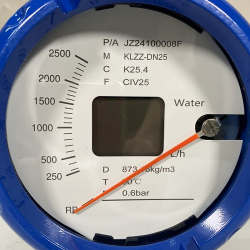 DN25 Przepływomierz rotametr stal nierdzewna KLZZ PN16 (woda), 250-2500 l/h, 4-20mA, Ex