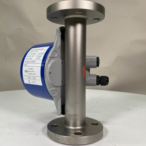 DN25 Przepływomierz rotametr stal nierdzewna KLZZ PN16 (woda), 250-2500 l/h, 4-20mA, Ex
