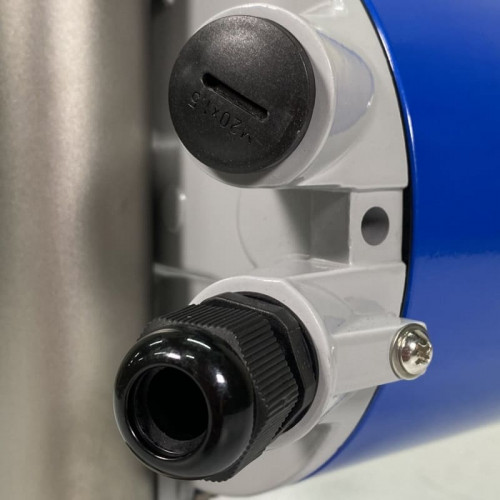 DN25 Przepływomierz rotametr stal nierdzewna KLZZ PN16 (woda), 250-2500 l/h, 4-20mA, Ex