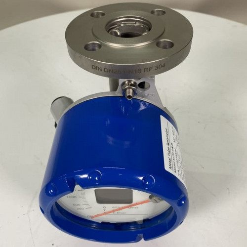 DN25 Przepływomierz rotametr stal nierdzewna KLZZ PN16 (woda), 250-2500 l/h, 4-20mA, Ex