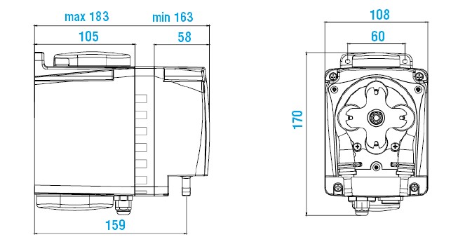 Pompa perystaltyczna B-H 100-1 230V Norpr