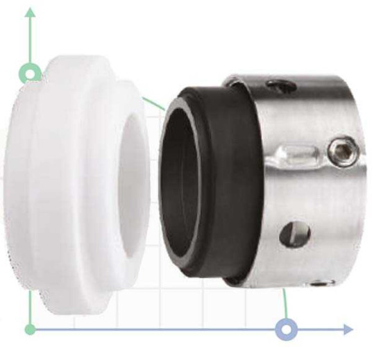 Uszczelnienie pompy R-8B 2.3/8, CAR/SIC, VITON, 304, AG