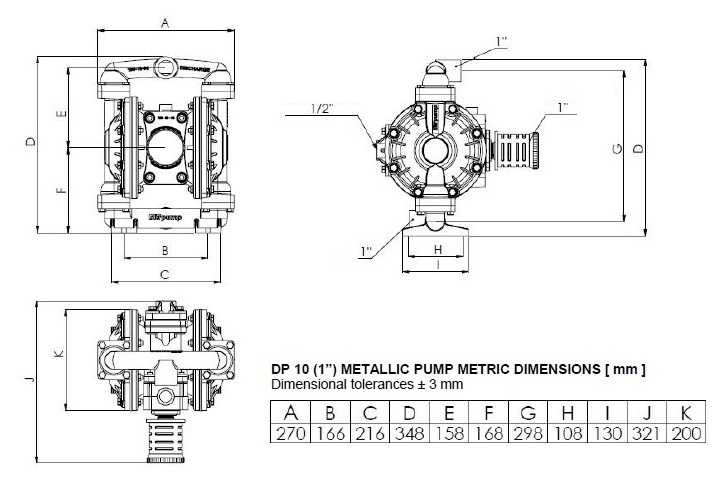 Pompa membranowa DiaPump DP 10 AL/SN - AL/N - AL/B