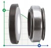 Uszczelnienie mechaniczne do pomp R-BT-AR 6, CAR/CER, EPDM, 304