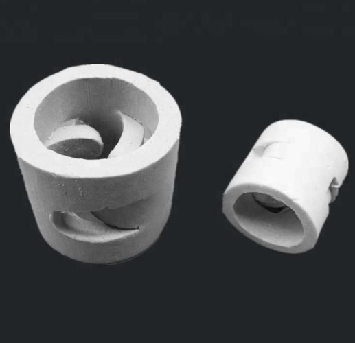 Ceramiczne pierścienie Palla, 76x76x9 mm, Ceramic Pall Ring