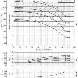 Pompa do zaopatrzenia w wodę BSM 80-250/750 (144/101), 75kW, 2900