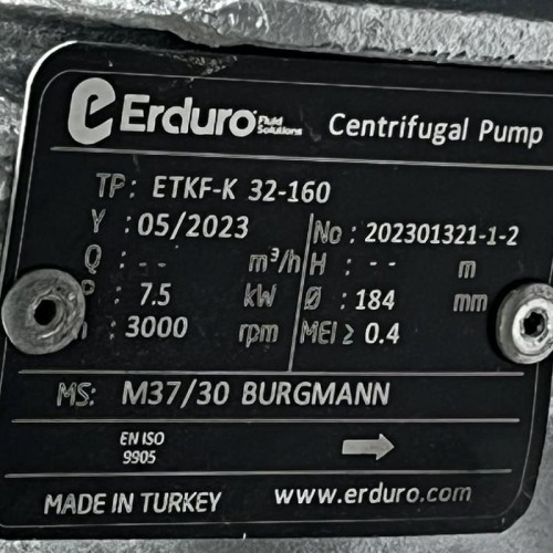 Pompa do kotła olejowego BTKF-K 32-160 (3000) bez silnika