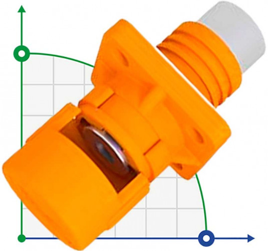 CN06-LSP120A-01-LM, 120A, 1000V DC śruba złącza typu nakrętka, pomarańczowa