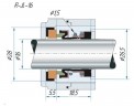 Uszczelnienie pompy R-JL 16, CAR/CER, EPDM, 304