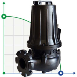 Pompa zanurzeniowa Dreno AT 80/2/152 C.246 z jednokanałowym otwartym wirnikiem