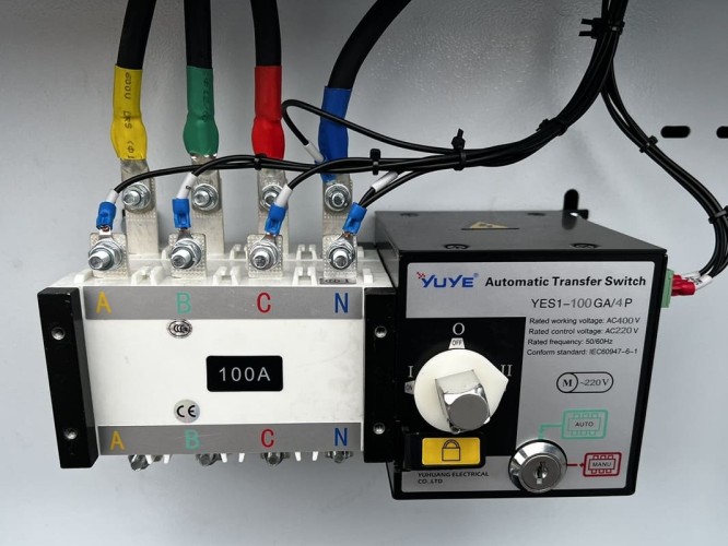 Przemysłowy generator diesla VLAIS KDE-60000 z ATS, silnik Ricardo 62.5kVA, 50kW, 380V/50HZ typ zamknięty