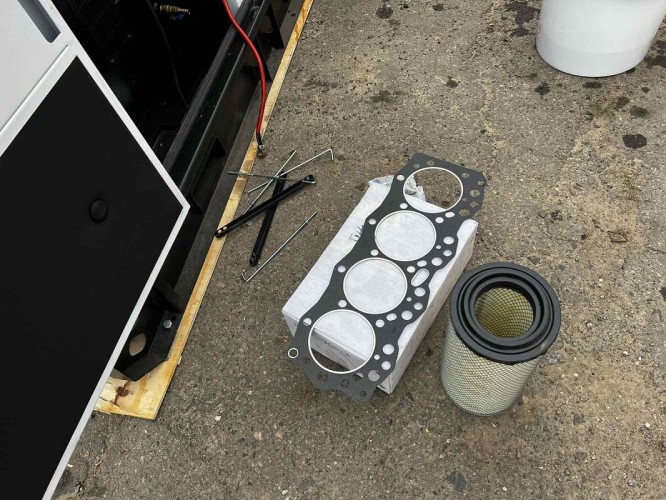 Przemysłowy generator diesla VLAIS KDE-60000 z ATS, silnik Ricardo 62.5kVA, 50kW, 380V/50HZ typ zamknięty