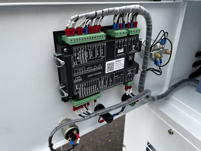 Przemysłowy generator diesla VLAIS KDE-60000 z ATS, silnik Ricardo 62.5kVA, 50kW, 380V/50HZ typ zamknięty