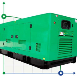 Przemysłowy generator diesla XHYW-800GF z ATS, silnik Weichai 1000kVA, 800kW, 380V/50HZ typ zamknięty
