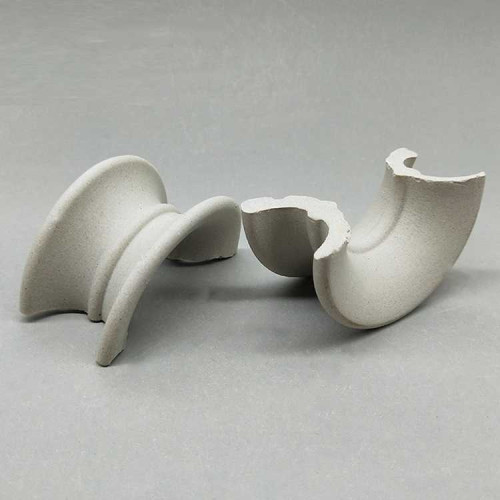 Ceramiczne siodłowe wypełnienie, 16x12x2 mm, Ceramic Saddle Ring