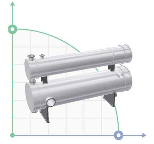 Kocioł płaszczowo-rurowy kolumny rektyfikacyjnej -100