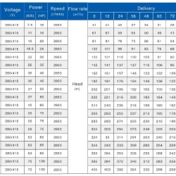 Pompa głębinowa 8SP77-11, 37kW, 380V