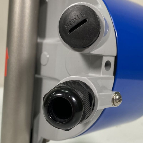 DN15 Przepływomierz rotametr ze stali nierdzewnej KLZZ PN6 (ciekła mieszanina alkoholi C2H5OH 92%), 5-50 l/h, 4-20mA, Ex