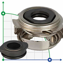 Uszczelnienie pompy Grundfos CM, CME and Boosters R-706D 12, SIC/SIC, VITON, 304