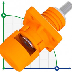 CN08-LSP200A-01-LD, 200A, 1500V DC złącze śrubowe, pomarańczowe