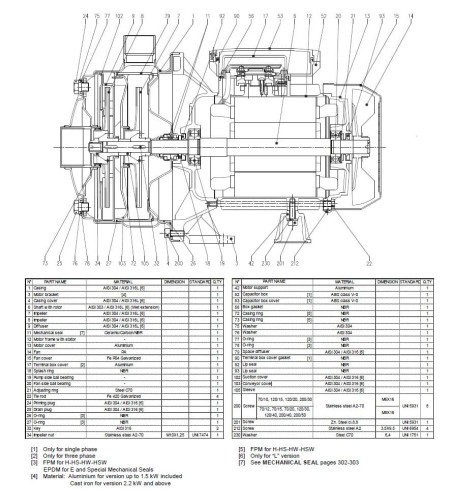 Pompa Ebara 2CDX 200/40, 380V