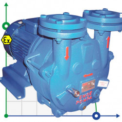 Próżniowa pompa do bioetanolu ESV 220/90, 195 m3/h, 5,5 kW, 1450 obr/min, Ex