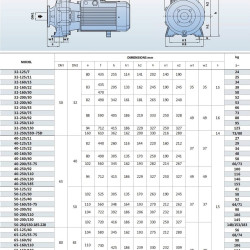 Pompa odśrodkowa monoblokowa BST 65-125/4, 3000