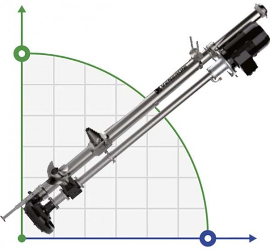 Veneroni LVEM 12, 15 kW, 2m, 252 m3/h elektryczna pompa pionowa ze śmigłem mieszającym