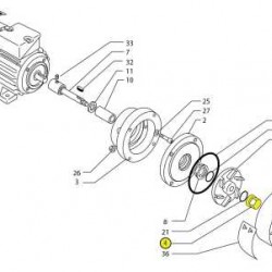 Podtrzymujący wirnik PVDF