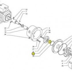 Lepki uszczelnienie D.30, Viton