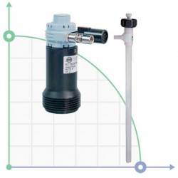 Projekt pompy pneumatycznej wałków TR PVDF Hastelloy 1200 mm