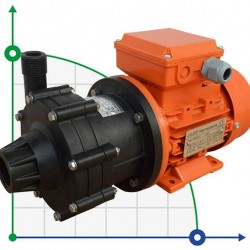 ADM 4 PVDF/TF/0.16HP/2800RPM pompa ze sprzęgłem magnetycznym