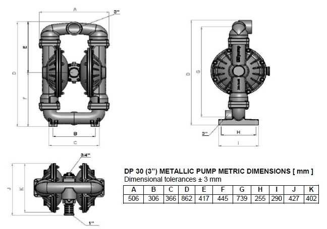 Pompa membranowa DiaPump DP 30 AL/SN - AL/N - AL/B