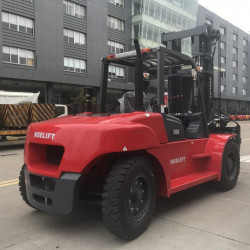 Wózek widłowy z silnikiem wysokoprężnym FD100-35, 10 ton, wysokość podnoszenia 3,5 m, silnik Xichai CA4DF3