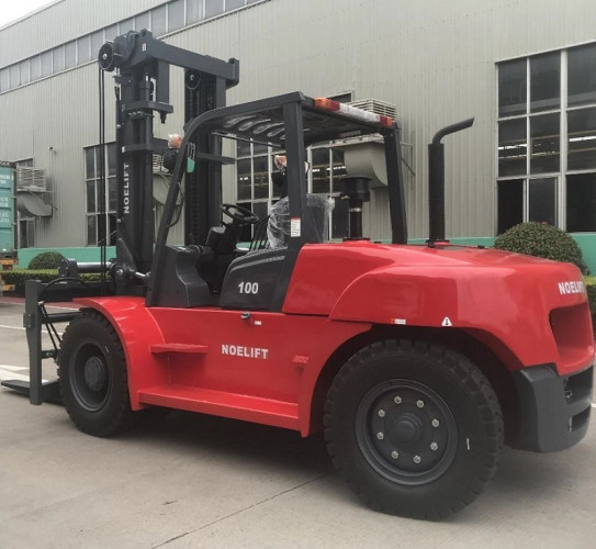 Wózek widłowy z silnikiem wysokoprężnym FD100-35, 10 ton, wysokość podnoszenia 3,5 m, silnik Xichai CA4DF3