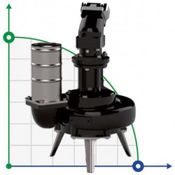 Veneroni LSI 12, 15 kW,306 m3/h pompa głębinowa z napędeм hydraulicznym