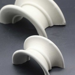 Ceramiczne siodłowe wypełnienie, 38x30x4 mm, Ceramic Saddle Ring