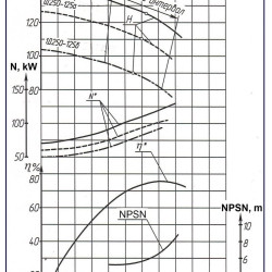 Pompy dwustrumieniowe 1D250-125, 3000, bez silnika